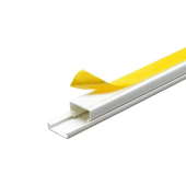 Кабель канал с крышкой 941133 2000 x 12 x 12 мм ПВХ Белый