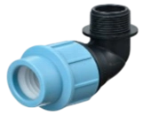 Отвод полиэтиленовый папа ПНД (PE) IFAN  Ø50*1-1/2"