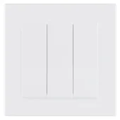 Выключатель 3-клавишный  3P  ALEGRA NILSON белый