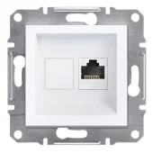 Розетка RJ45  Schneider  ASFORA белая без рамки