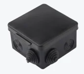 Распределительная коробка КМР-030-031 80х80х50 чёрная IP54 EKF PROxima