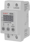 Реле контроля напряжения 63А e.control.v09, с индикацией