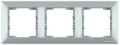 Рамка 3 постовая серая CANDELA Mutlusan