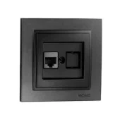 Розетка компьютерная 1RJ45 CAT6 Despina 102-202005-125