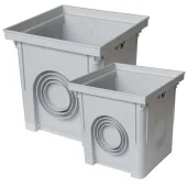 Коллектор "COMPACT" 200х200х200 мм, Серый, MufleSystem