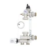 Смесительная группа для теплого пола с нижним подключением