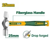 Молоток слесарный, стеклопластиковая рукоять, диам бойка 25мм; Jadever