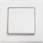 Выключатель одноклавишный Linnera Viko by Panasonic. Белый.