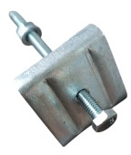 Крепление для панелей еврозабора на столб 40*40мм Оцинкованное