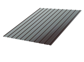 Профилированный лист (профнастил) длина - 1,5м Антрацит серый RAL7016  тип - H-12 Матовый Roofart