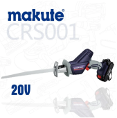 Сабельная пила на аккумуляторе 20V, 1,5 Ah, 0-3000 rpm, CRS001, Makute