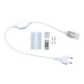Вилка для светодиодной ленты с аксессуарами Horoz 220V, NEON LED,6м