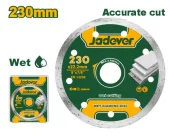 Диск алмазный, точный рез, по мокрому; Ø230*22,2мм; кромка - 5мм; Jadever