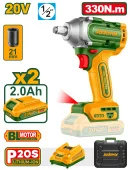 Аккумуляторный ударный гайковерт 20V 330Nm  JDCD1B33  Jadever