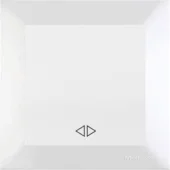 Выключатель 1P 10A крестовой белый CANDELA Mutlusan