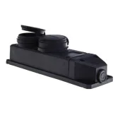 Блок розетка двойная с заземлением каучук Mutlusan