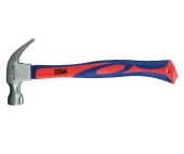 Молоток многоцелевой с гвоздодером, стеклопластиковая рукоятка, сталь #45; 225g, Makute MK121208