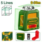 Самовыравнивающийся линейный лазер 0-30m 360° Jadever