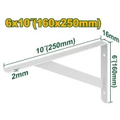 Кронштейн усиленный для полок 250*160 мм; JDZJ2325 Jadever