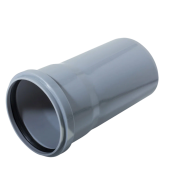 Труба канализационная ПВХ (PVC) SN2. Ø110x2.2x1000 мм. серый. Turplast-Bis
