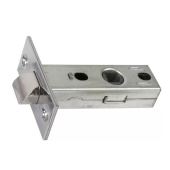 Защeлка межкомнатная металический язычок, никелированная