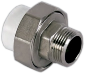 Комбинированный соединитель (американка) M 32мм->1", Yilbor