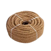 Веревка джутовая трехпрядная 14мм x 50м