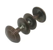 Ручка-кнопка МЕТАЛЛИСТ РК2-1 полимер бронза (аллюминий)