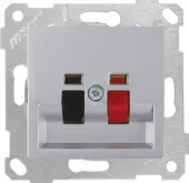 Розетка аудио белая CANDELA Mutlusan