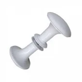 Ручка-кнопка РК1-7 пластмасса белая