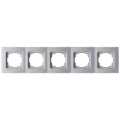 Рамка 5 мест  Silver ALEGRA NILSON