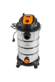 Пылесос строительный контейнерный 1400 W, 35 l, узкий адаптер, щетка, 3 фильтра Hammer