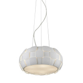 Люстра SOLE P0317-03H-S8A1 3-E27 24W белый металл Lumina LED