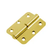 Петля накладная ПН1- 70 жёлтый цинк правая