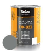 Грунт по металлу глифталевый, матовый, серый, 2,8кг, ГФ-021 Rolax