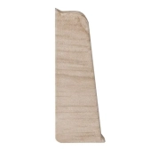 Торцевая левая заглушка для плинтусов P20, Дуб Бургос, Arbiton