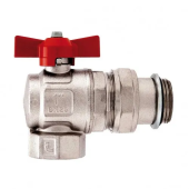 Угловой кран с муфтой HYDRO-S, MF, поворотный - 1/2"