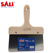 Шпатель для малярных работ из нержавейки с деревянной рукояткой, 400мм, SALI