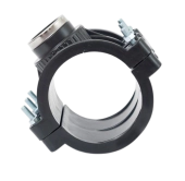 Тройник-хомут D.110 x 1.1/2" / 16 A с 6 болтами, с кольцом (усиленный) Grey SAB
