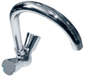 Смеситель кухонный на мойку с конусными вентилями  WG9309-c (MP-6815)