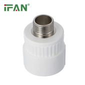 Муфта полипропиленовая PP-R комбинированная переход на металл "папа" tip A Ø25мм*3/4"; IFAN