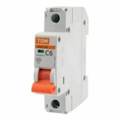 TDM Автоматический выключатель ВА47-29 1P 6A 4.5 kA C