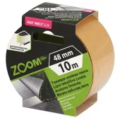 Двухсторонняя тканевая клейкая лента 48мм х 10м Zoom