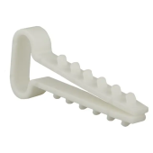 Крепеж елочка (плоский) 4 (14*6мм) белый