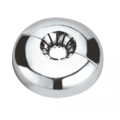 Универсальная хромированная розетка из ABS-пластика - 60x16 мм