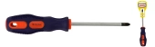 Отвертка SL 5,0x100 синяя ручка, сталь CrV