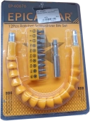 Набор насадок для шуруповерта с гибким удлинителем, EP-60676, Epica Star