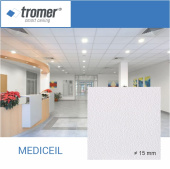 Плита для кассетного потолка Mediceil Tromer, 600*600*15 мм (5.76M)