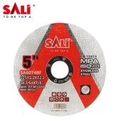 Диск отрезной по нержавеющей стали - монокорунд - 125*1,2*22,2 мм, Sali (5")