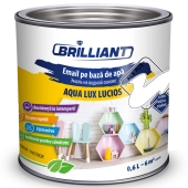 Эмаль акриловая глянцевая Aqua Lux Lucios чисто-белый 0.6л